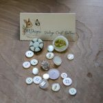 Vintage Craft Button Pack - Neutral / White Pack