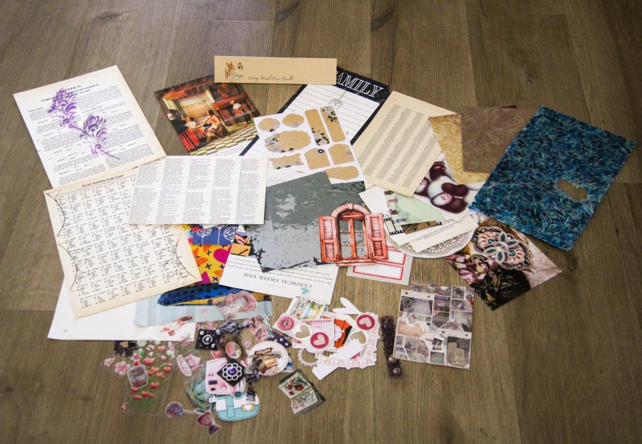 vintage mixed 03 - 01 Vintage Mixed Paper Bundle 003 - Image 1